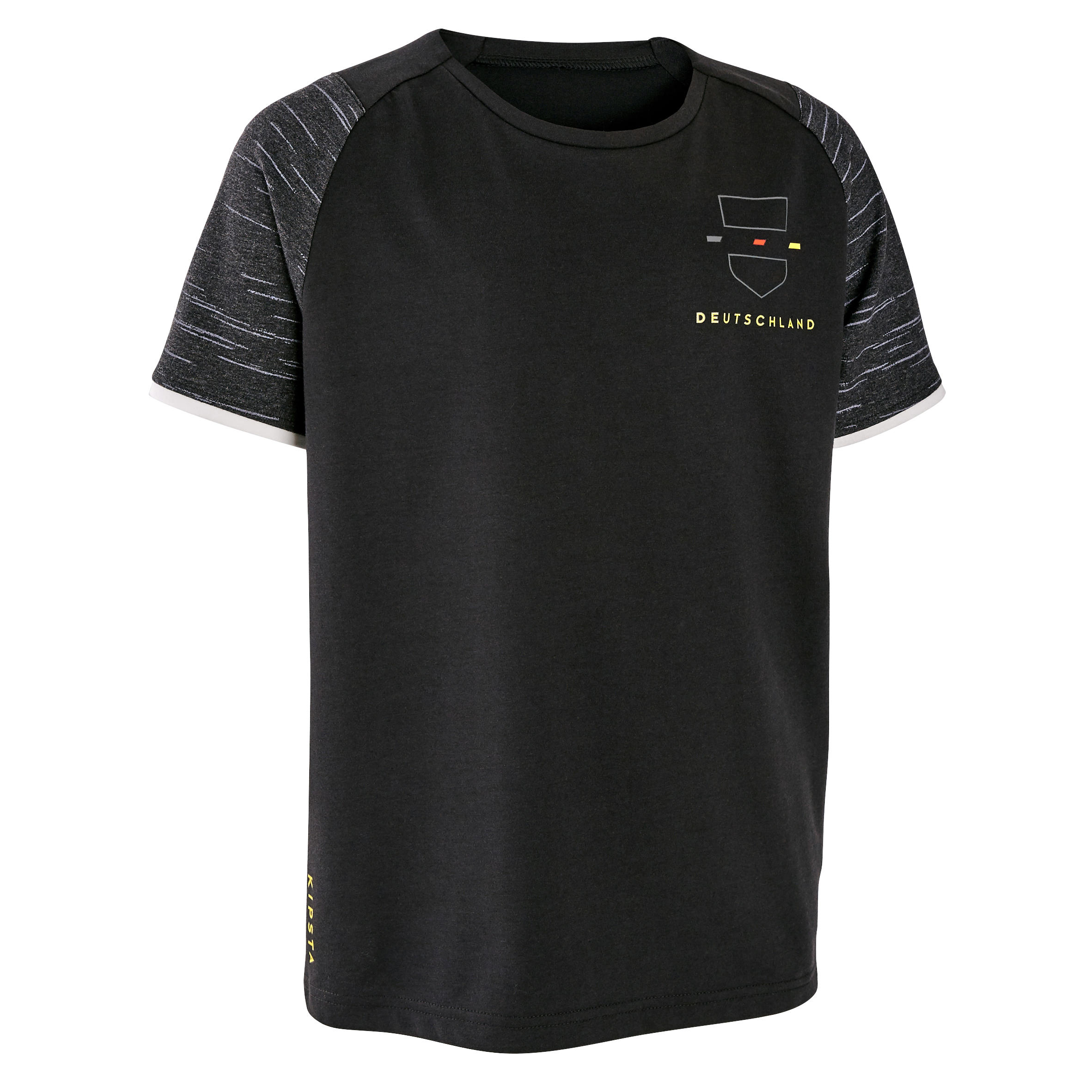 Kids All Blacks Replica Rugby Shirt New Zealand 2021 Black ADIDAS Decathlon