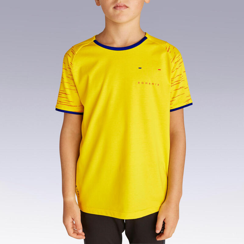 Koszulka piłkarska dla dorosłych Kipsta FF100 Rumunia