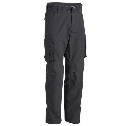 Pantalon cargo de trek voyage - TRAVEL 100 gris homme