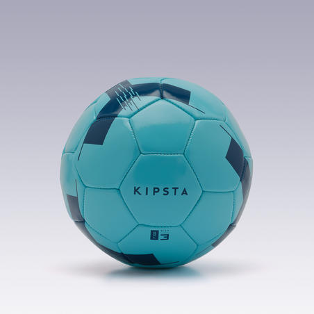Ballon de football F100 taille 3 (< 8 ans) bleu