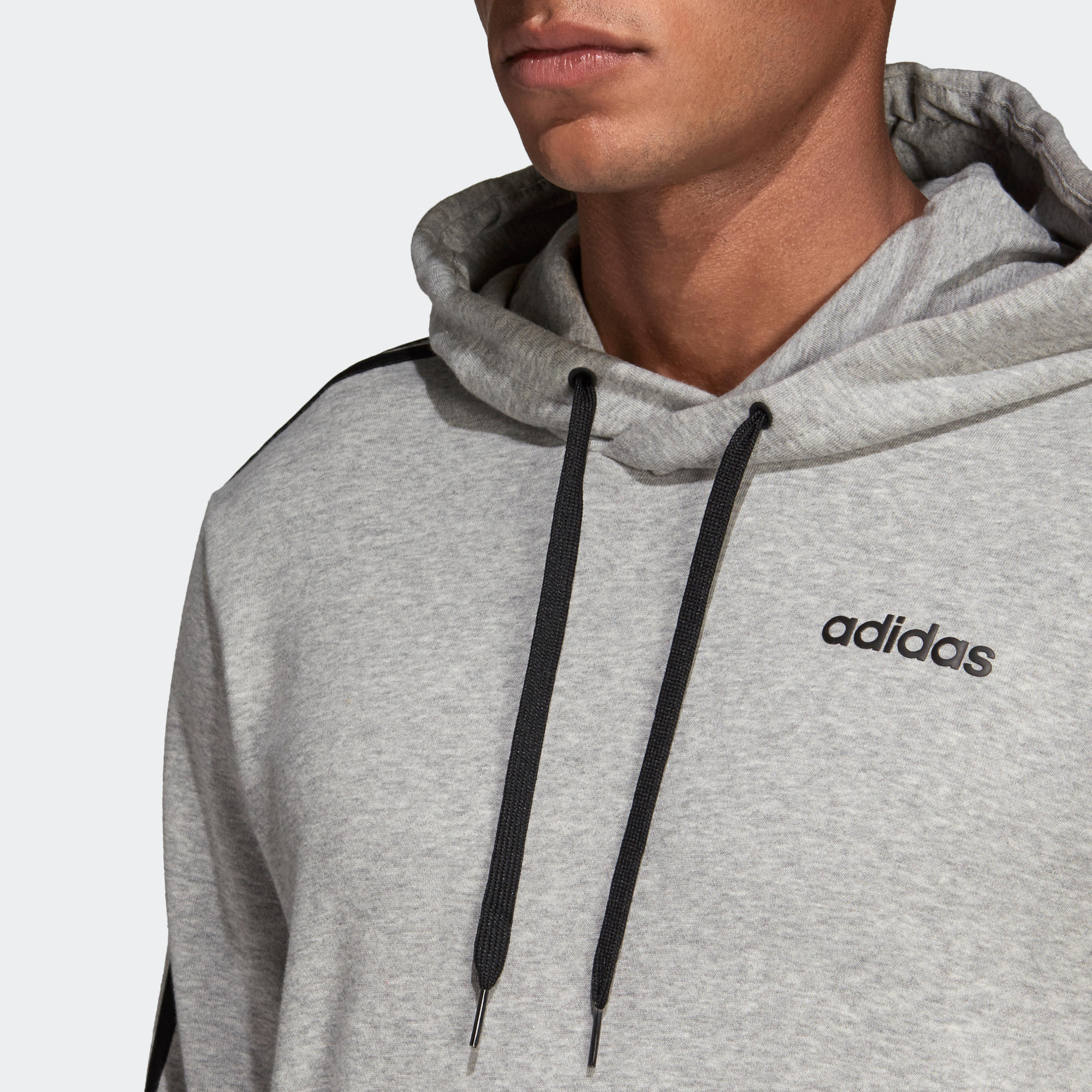 ADIDAS PÁNSKA MIKINA NA CVIČENIE S KAPUCŇOU SIVÁ 500 L · záber 6