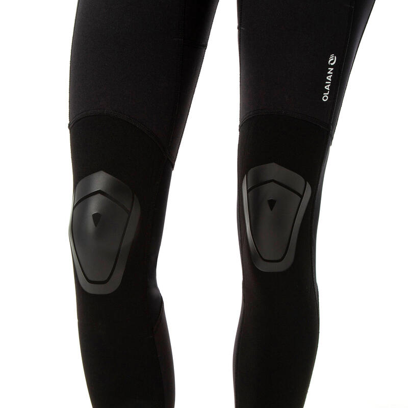 Női neoprén szörf legging UV-védelemmel 900-as, fekete