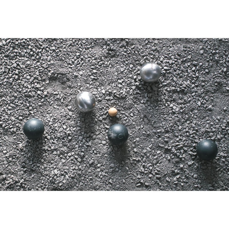 3 BOULES DE PÉTANQUE COMPÉTITION DEMI-TENDRES PI ACIER INOX