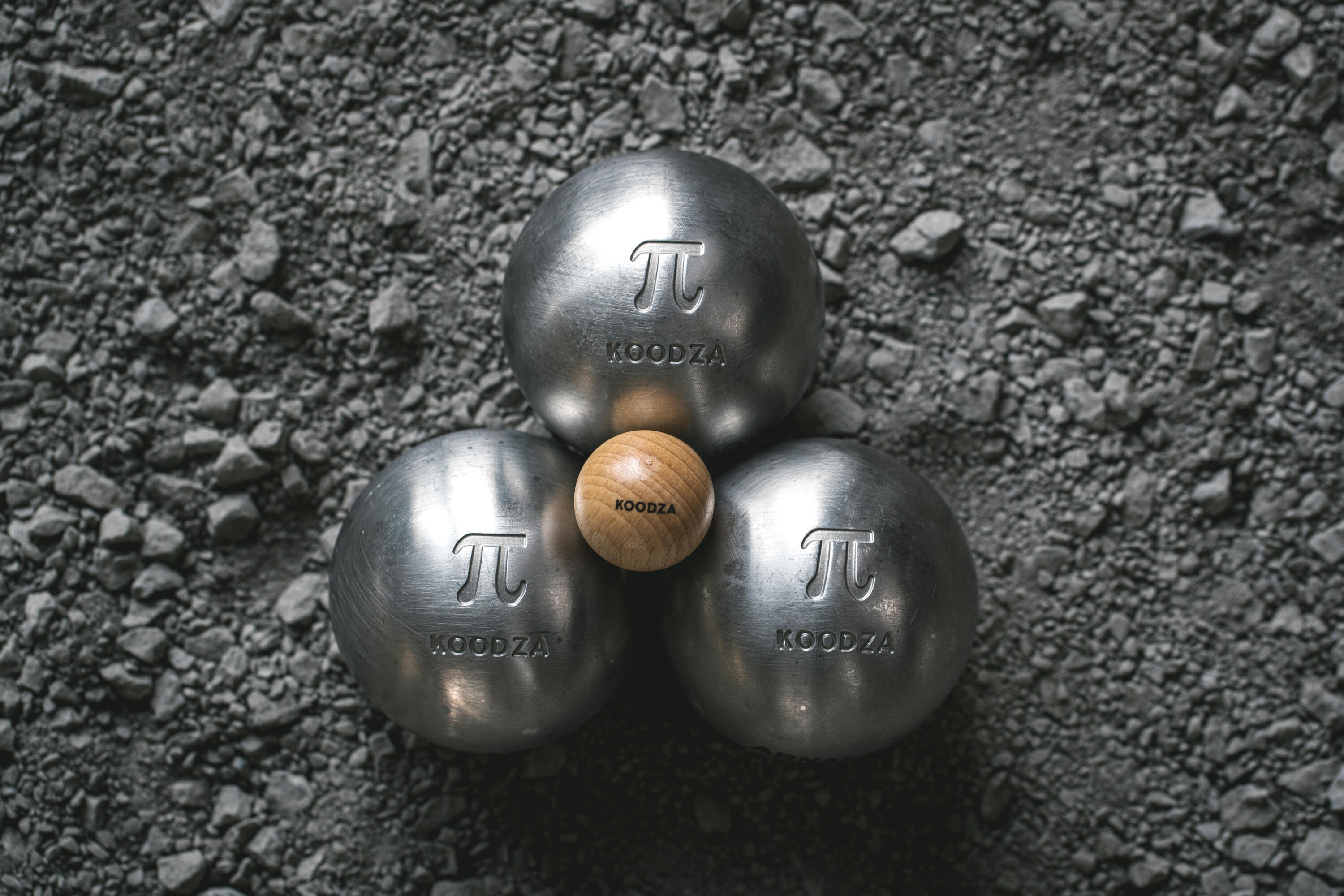 3 Semi-Soft Stainless Steel Competition Petanque Boules 8/13