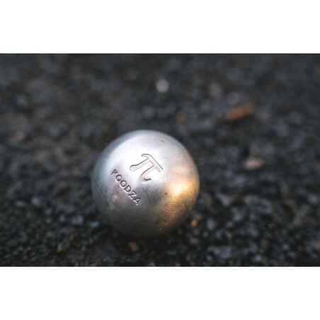 Pusminkščio nerūdijančio plieno petankės kamuoliukai, 3 vienetai
