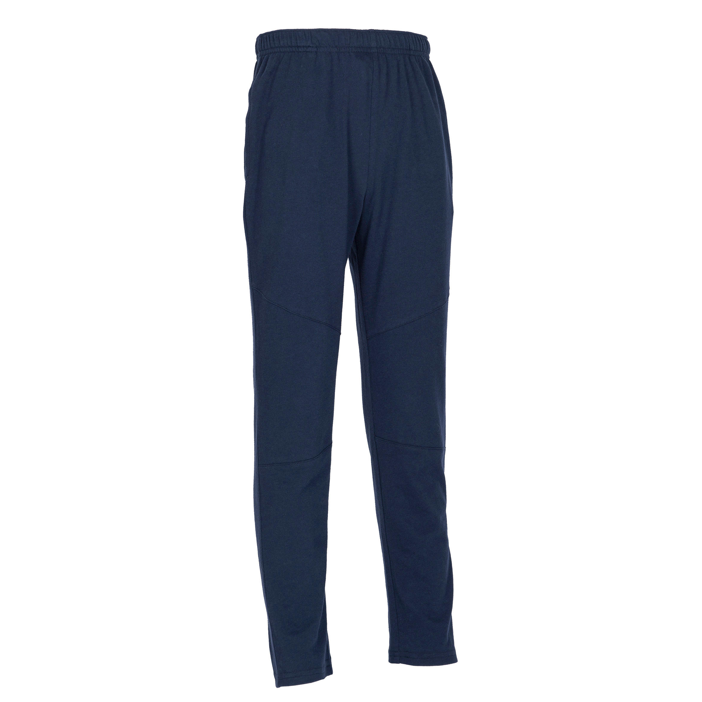 

Boys' Light Gym Bottoms 100 - Plain Navy Blue -  By DOMYOS | Decathlon