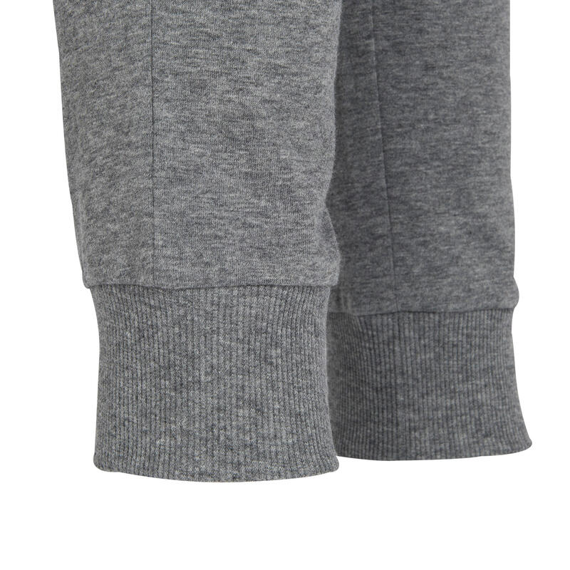 Boys' Wide Light Breathable Cotton Gym Bottoms 500 - Grey