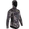 SPF500 Spearfishing 5mm Split Neoprene Unstructured Camouflage Jacket - Black