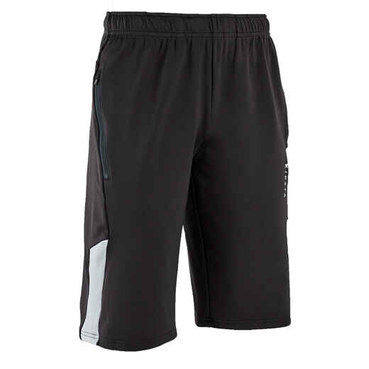 
      Adult Long Football Shorts T500 - Black
  