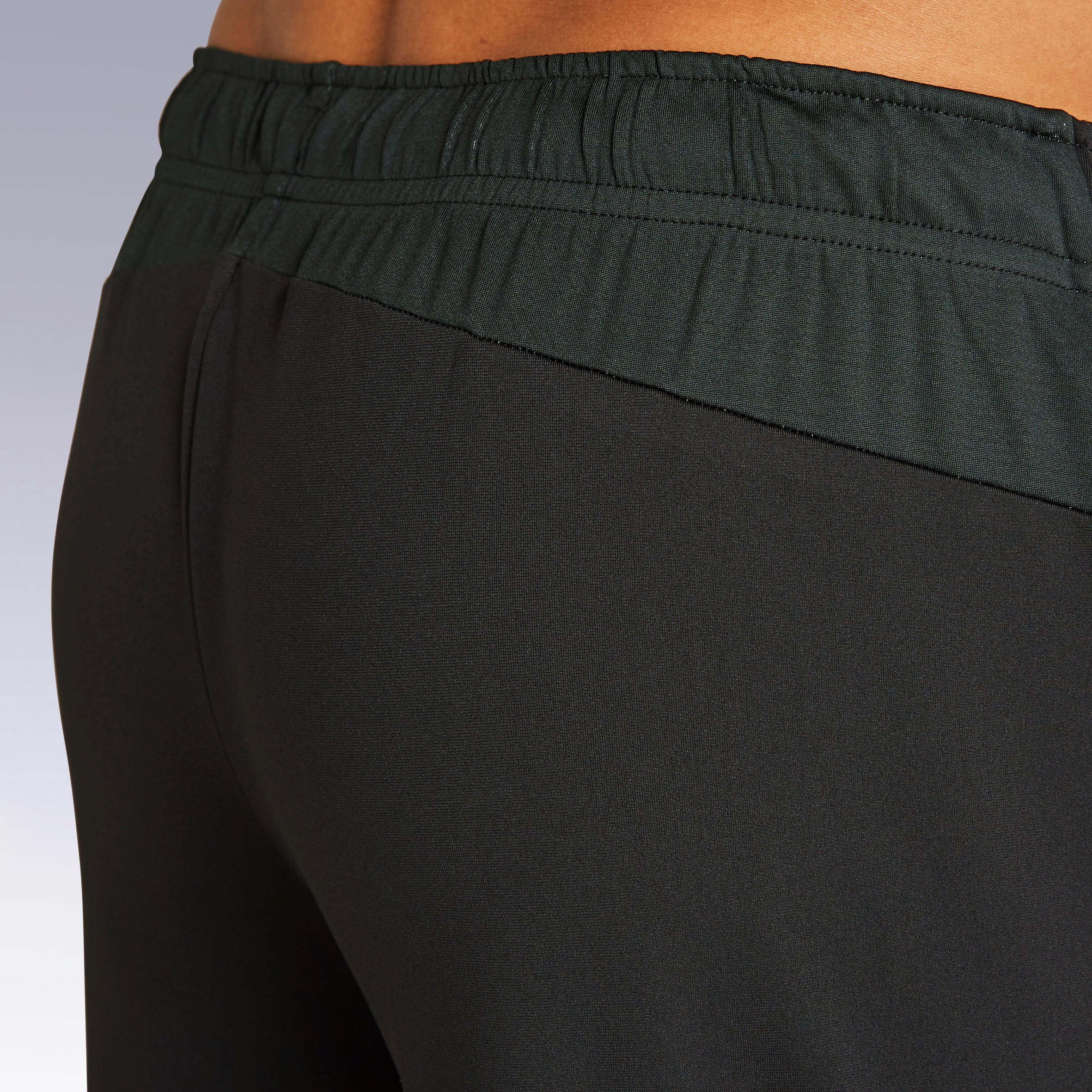 Adult Long Football Shorts T500 - Black 8/13