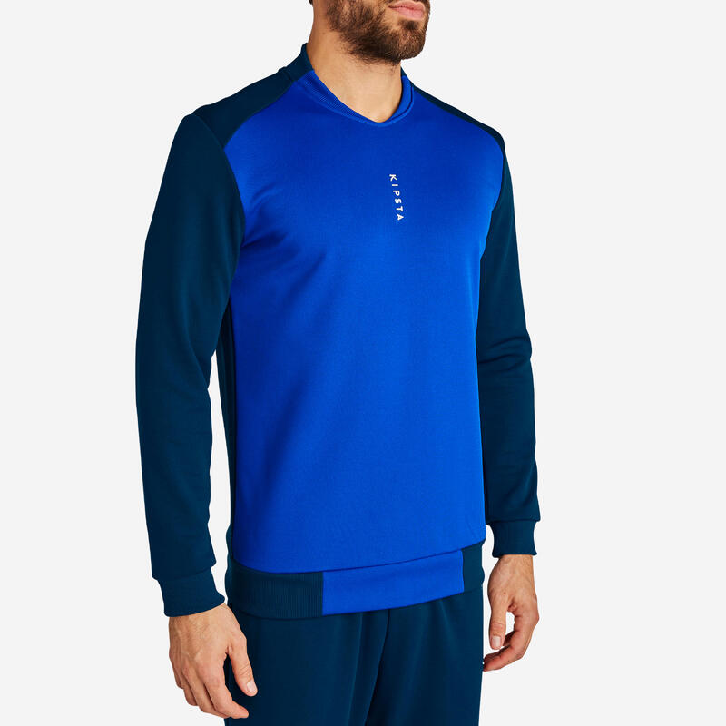 Felpa calcio T100 blu