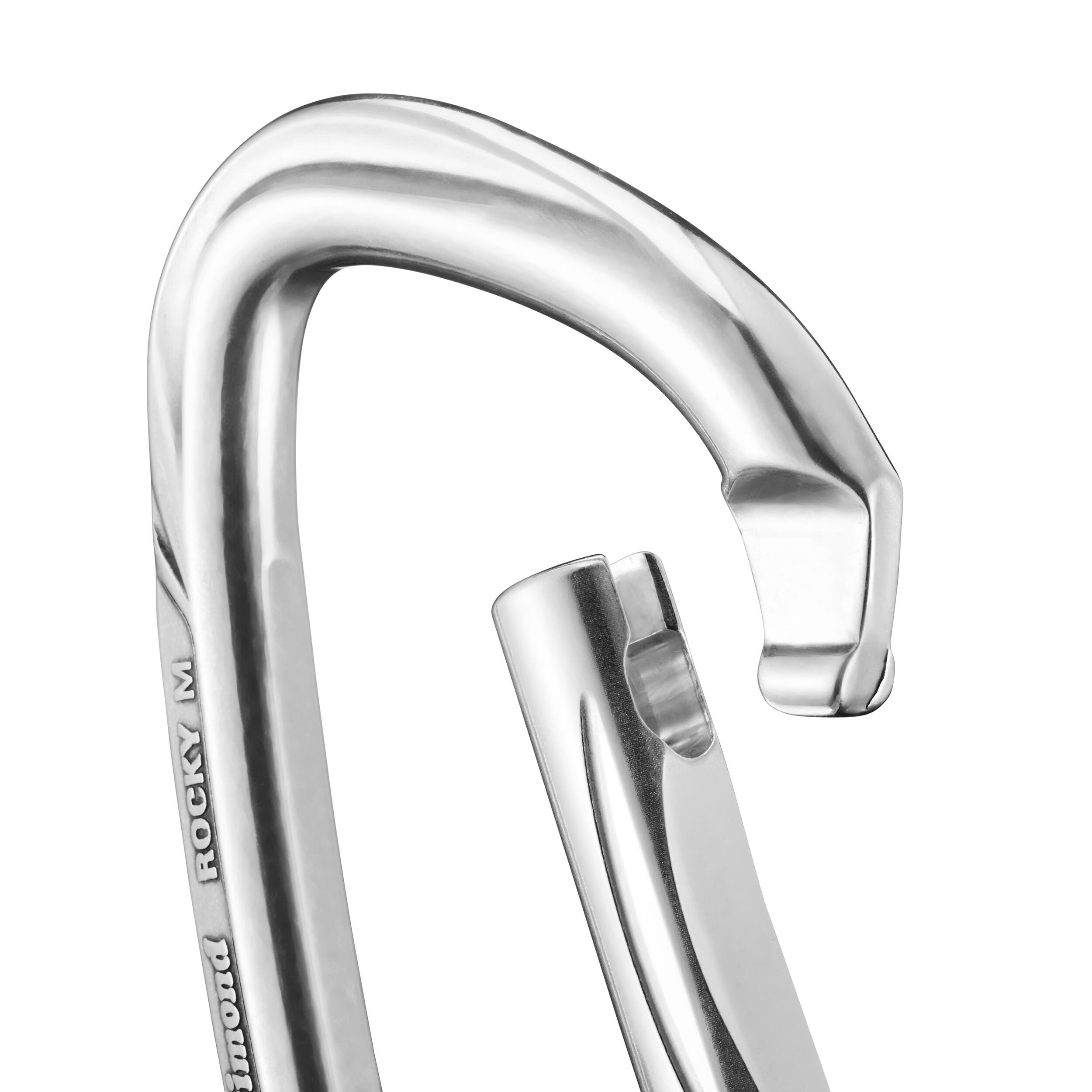 Climbing and Mountaineering Quickdraw - Rocky M Polished 17cm 2/4
