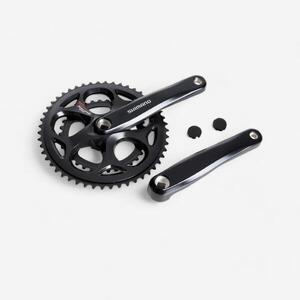 Bielas Doble Plato (50/34 Dientes) 7-8Velocidades Bici Carretera Shimano Tourney