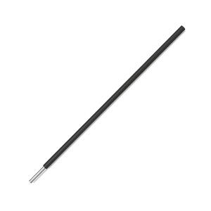 JUNQUILLO ALUM VARILLA - Ø 8,3 MM x 32,5 CM - NEGRO - TIENDA DE CAMPAÑA MT900