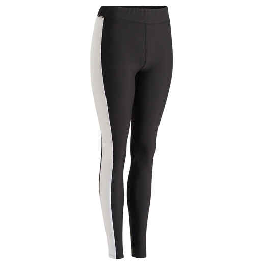 
      Fitness Leggings with Phone Pocket - Black and White
  