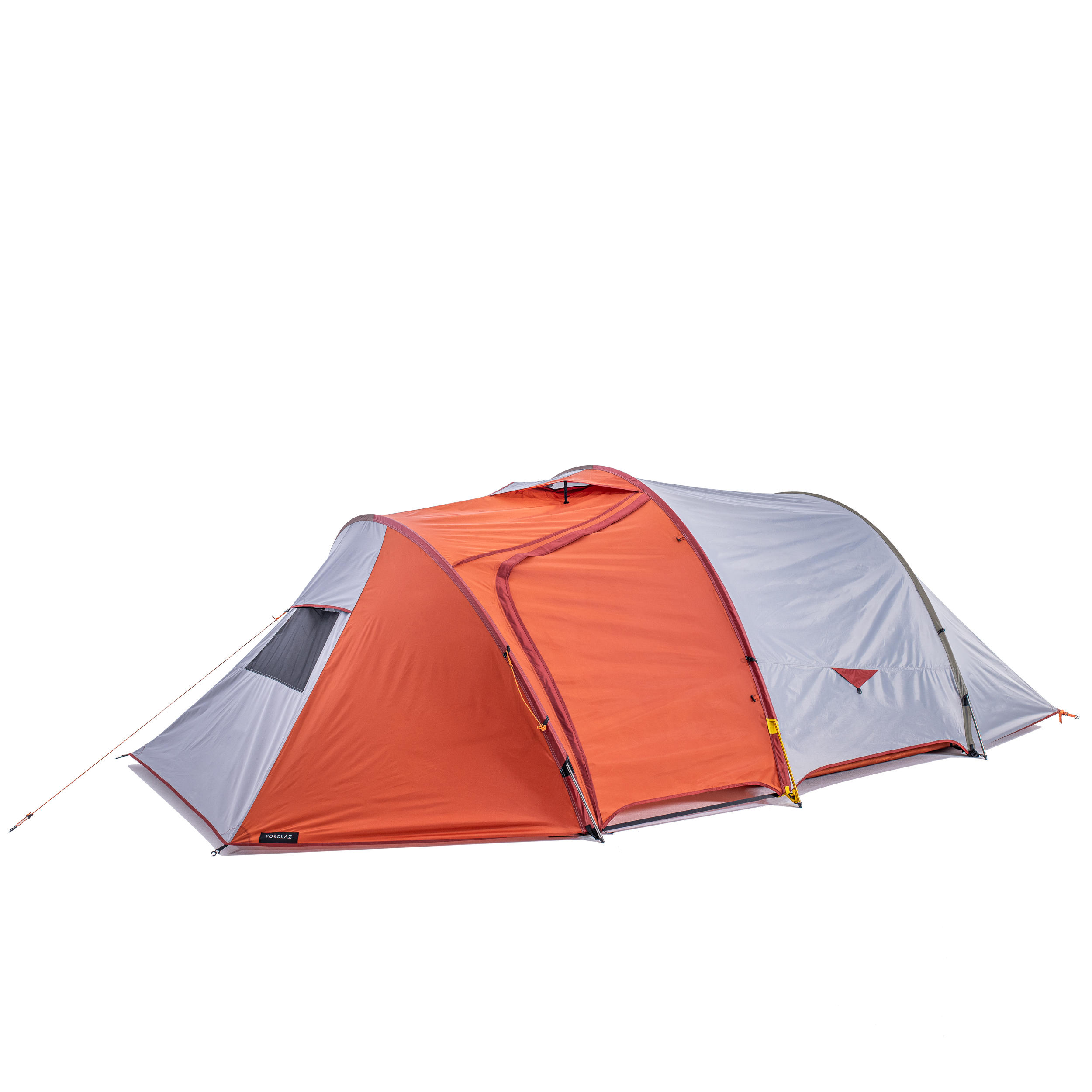 Tenda Trekking 3 Stagioni Trek500 Grigio Arancione 4 Posti Forclaz Decathlon