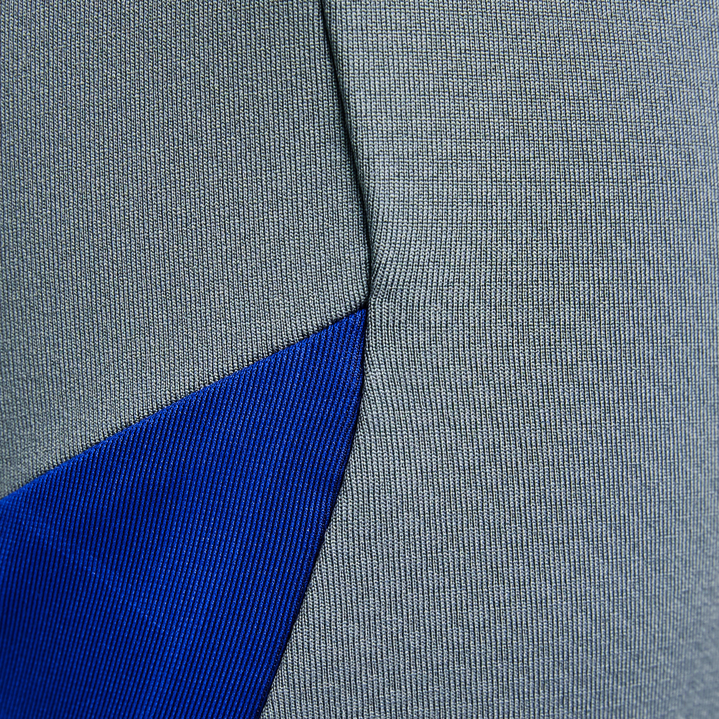 Pantalons de xandall Futbol Adult Kipsta T540 gris blau 8/13