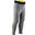 Leggings mallas gimnasia deportiva Bebés Domyos 500 gris y qmarillo