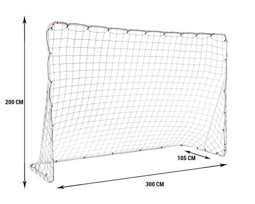 PORTA CALCIO SG 100 TAGLIA S BIANCA (BASIC GOAL)