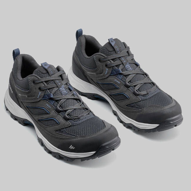 Buy Men's mountain hiking shoes - MH100 - Grey Online