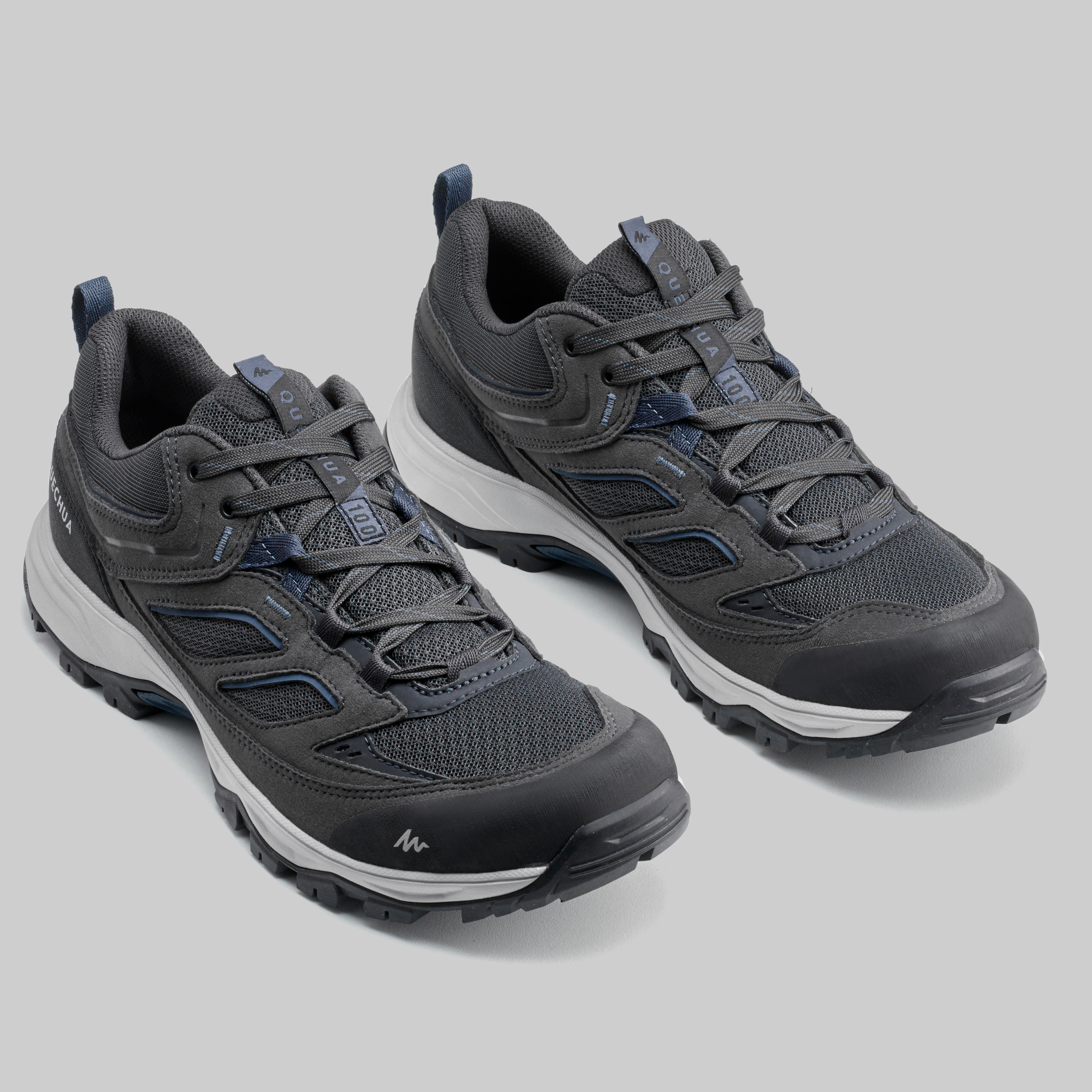 Men’s Hiking Shoes - MH 100 Grey - QUECHUA