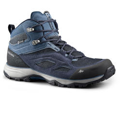 Waterdichte bergwandelschoenen voor heren MH100 Mid blauw