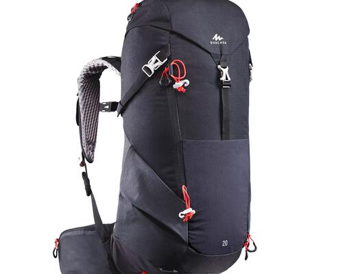 QUECHUA BACKPACK MH500 20L BLACK SS20