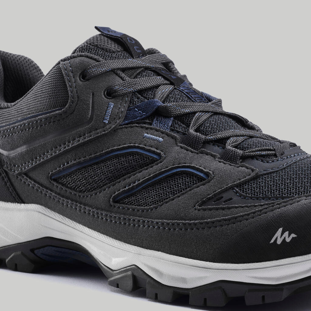 Ανδρικά παπούτσια για ορεινή πεζοπορία - MH100 - Γκρι