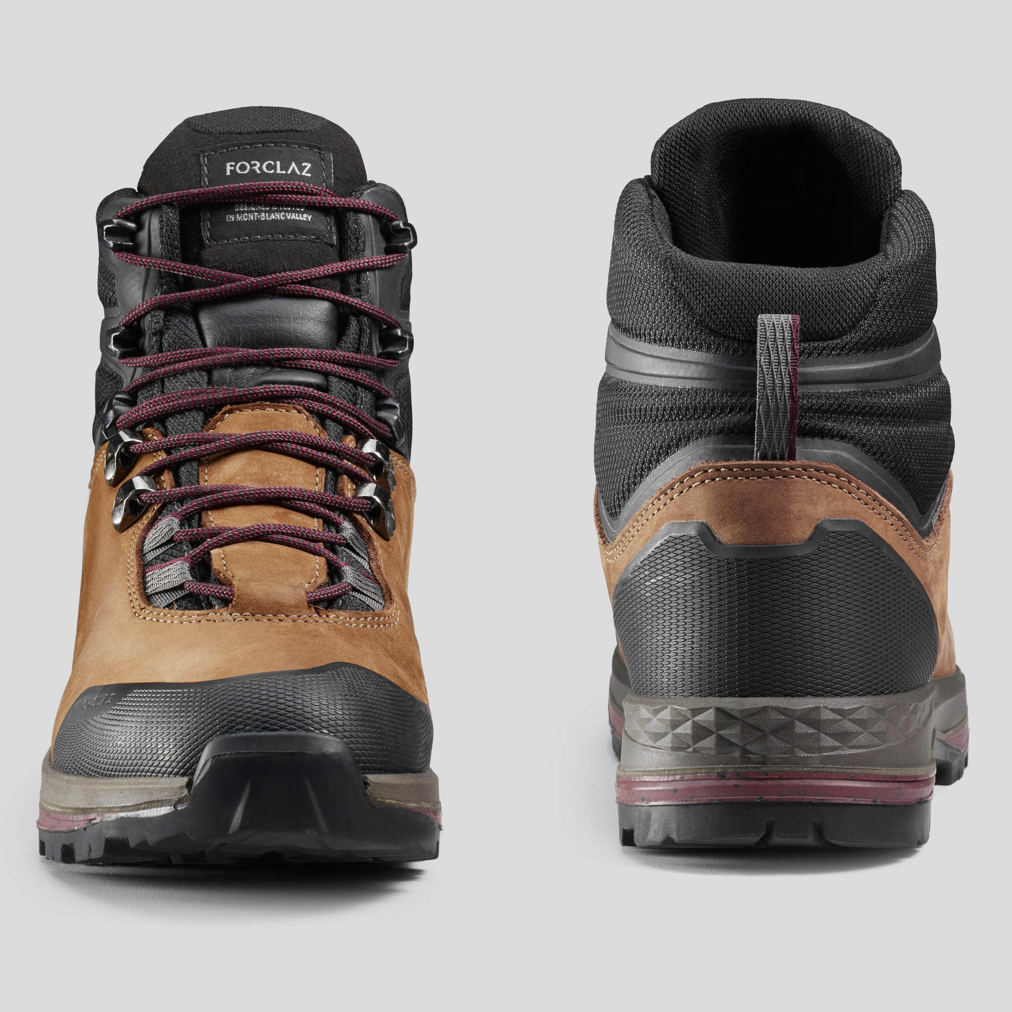 BOTAS IMPERMEABLES TREKKING MUJER MT100 4/8