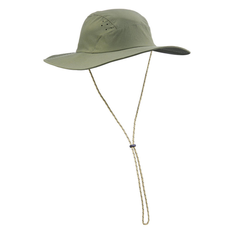 Uv-werende hoed voor trekking heren MT500 kaki
