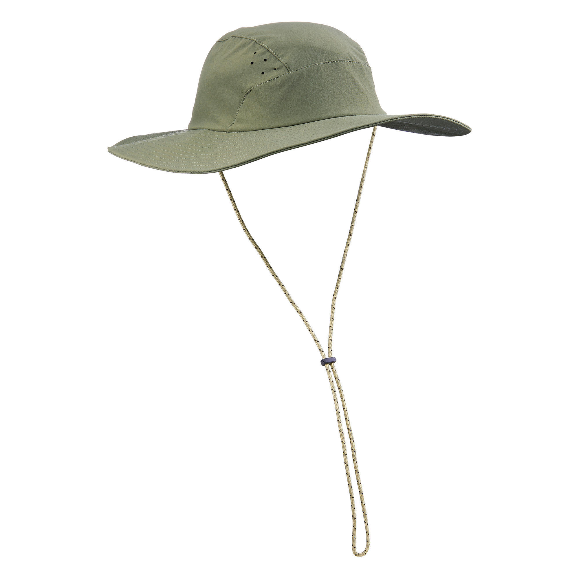 Pălărie ANTI-UV Trekking MT500 Kaki Bărbați anti-UV  Imbracaminte trekking si drumetie