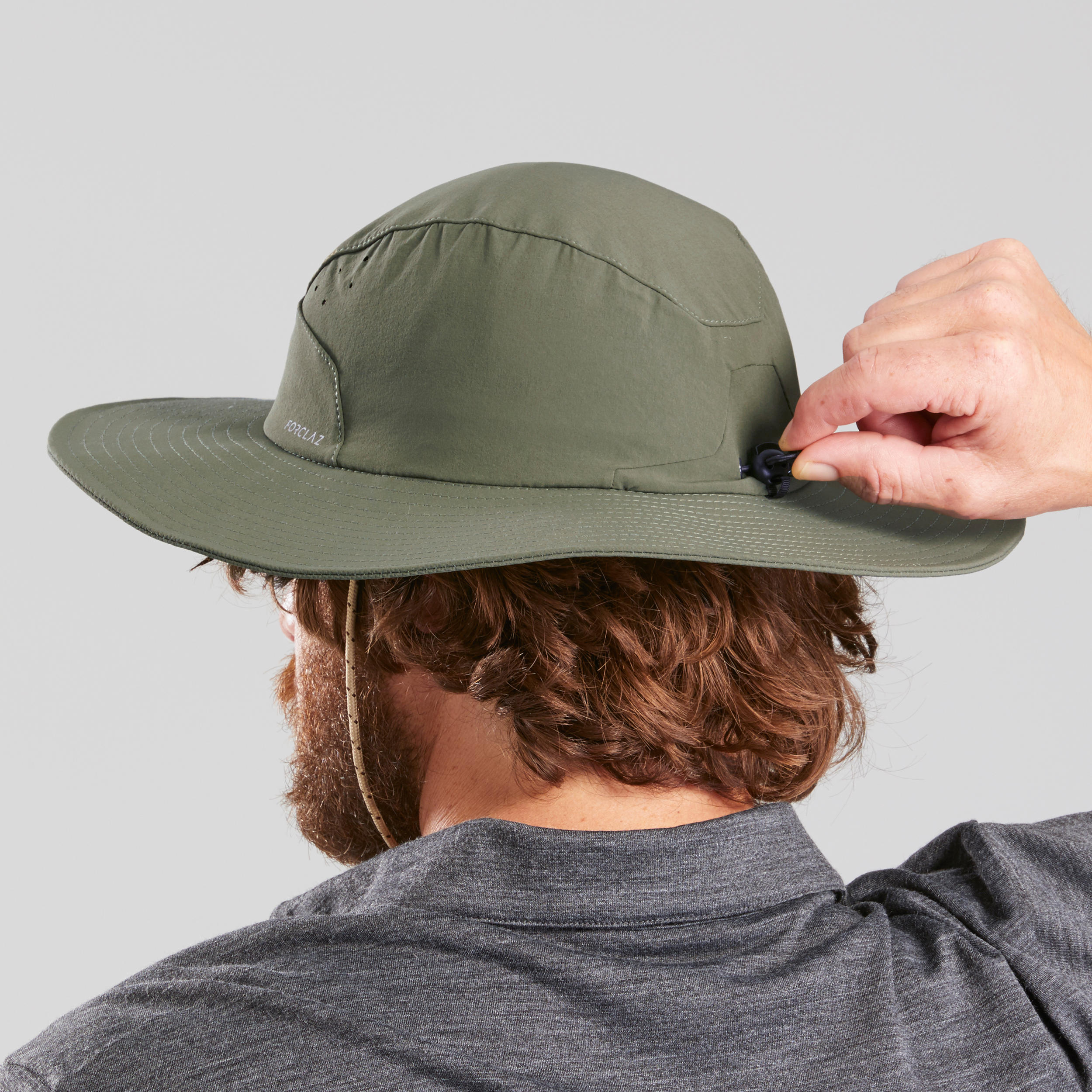 Anti Uv Sun Hat Hiking Hat With Large Brim Neck Protection Adjustable  Foldable Fisherman Hat Breathable Mesh Men Womenkhaki