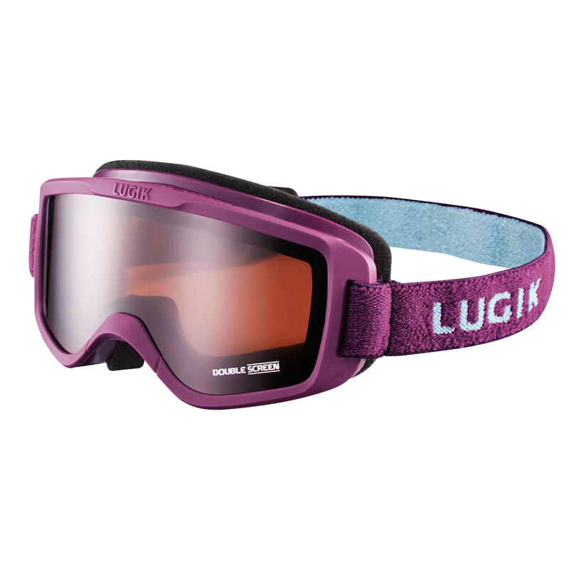 Masque de ski enfant de 12 à 36 mois tout temps catégorie 3 violet