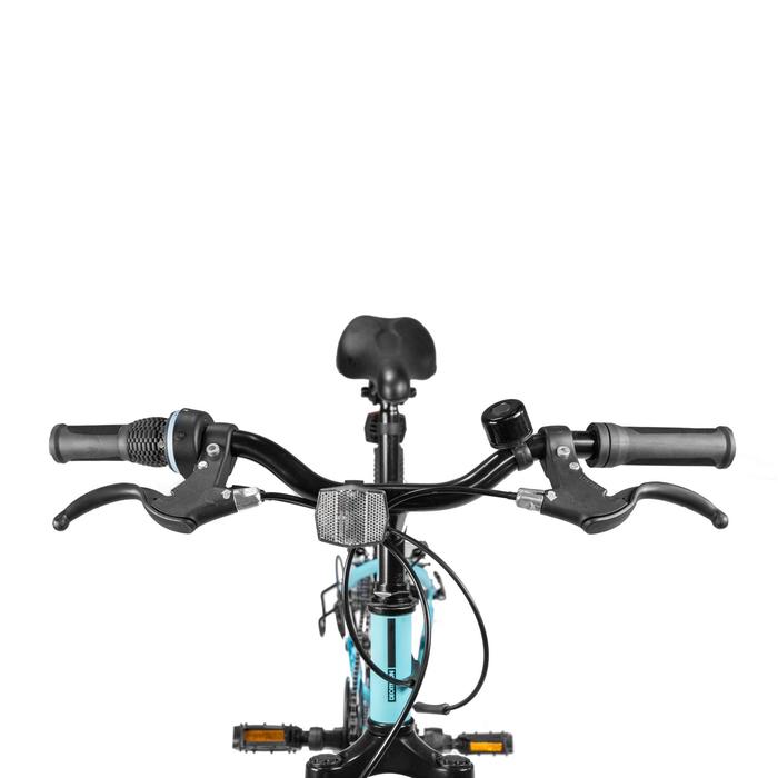 rockrider st 500 kids 20 inch mountain bike ages 6 9 neon decathlon