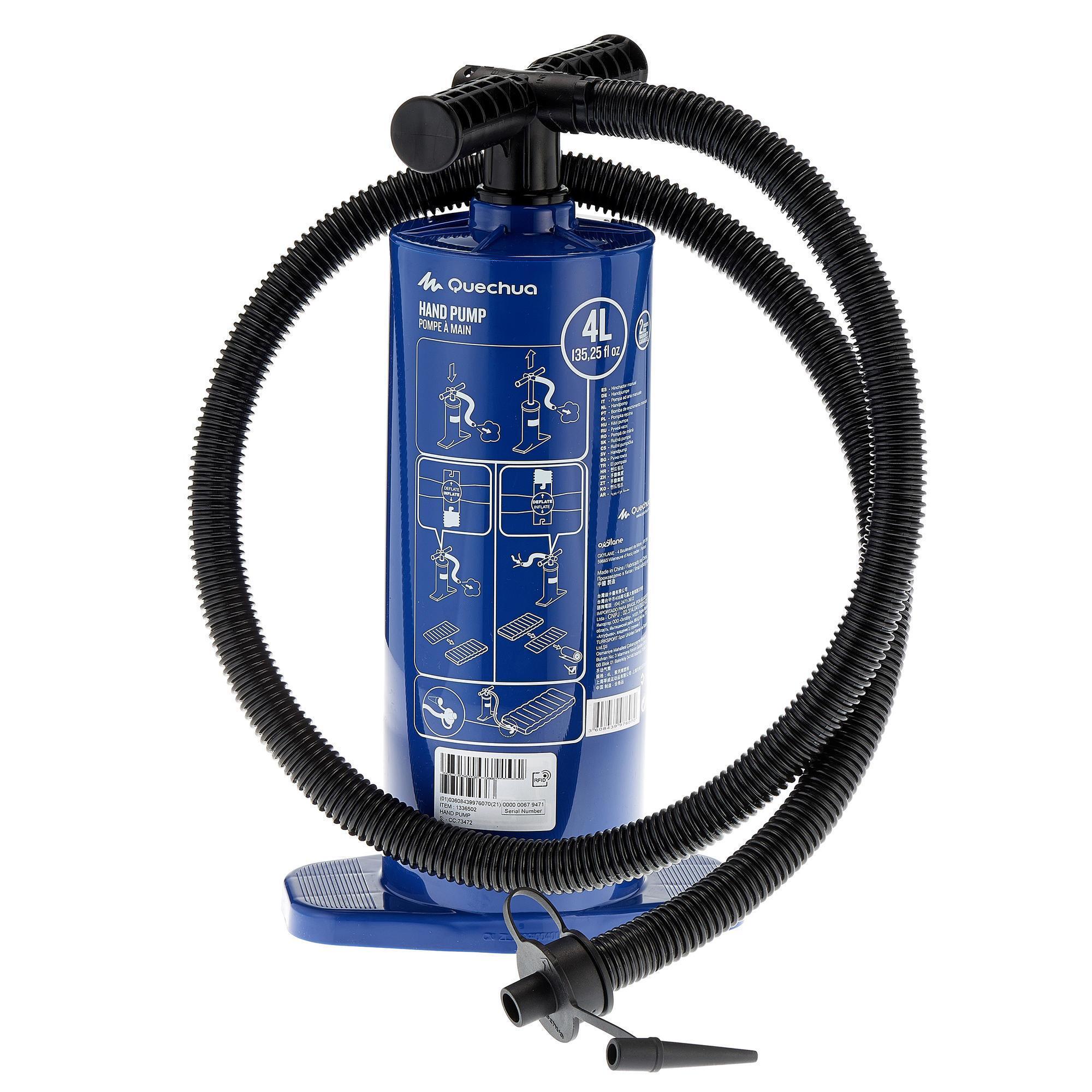 DOUBLE ACTION HAND PUMP 4 L | RECOMMENDED FOR INFLATABLE MATTRESSES 3/9