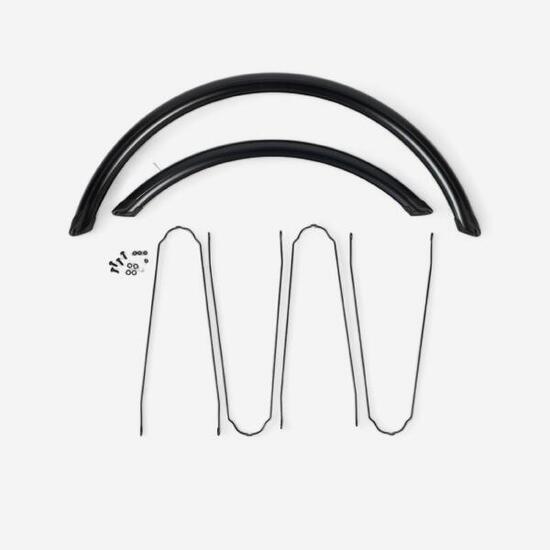 Parafango 28" nero original 7 /btwin 7 /Original 900E