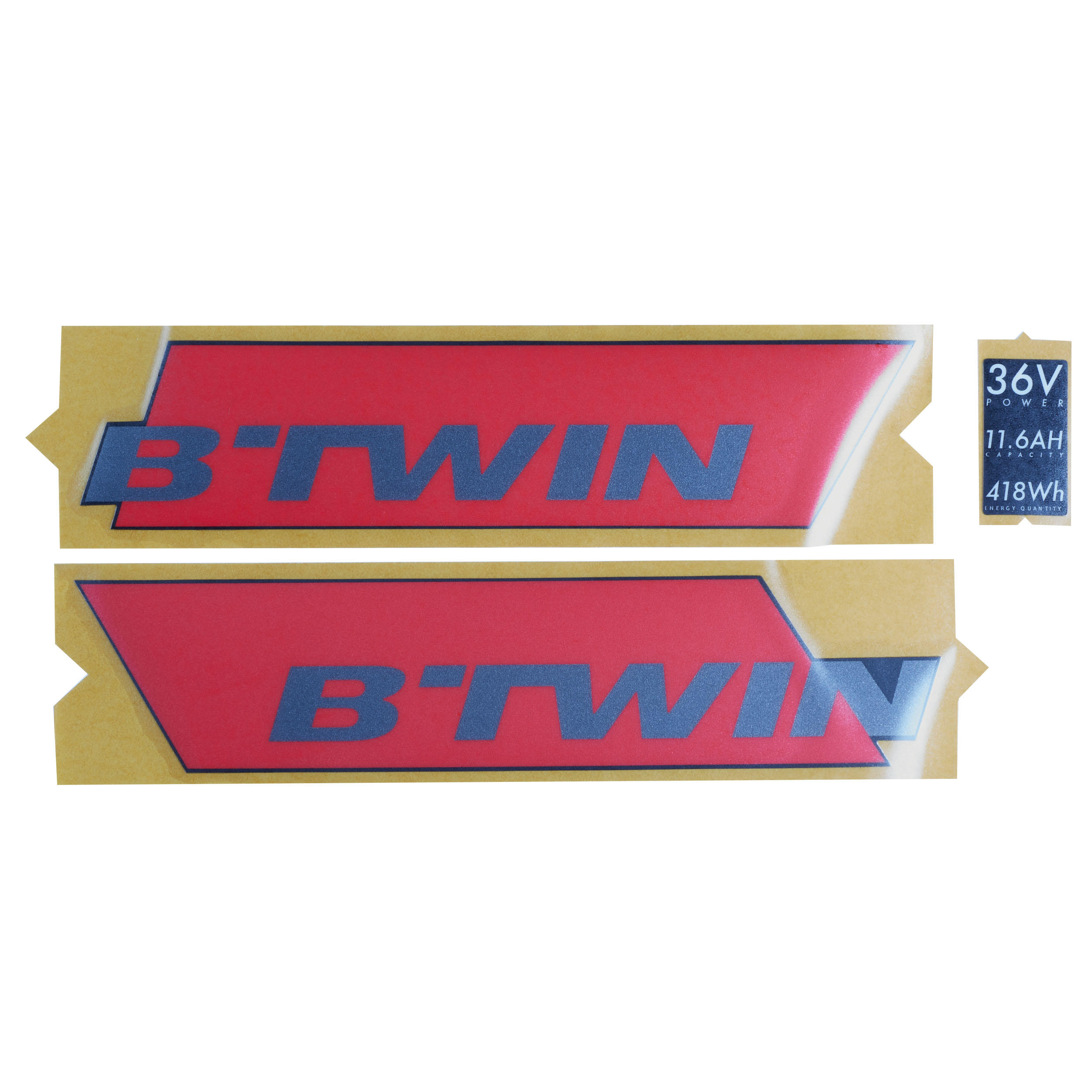 Autocolantes de bateria e-riverside 500