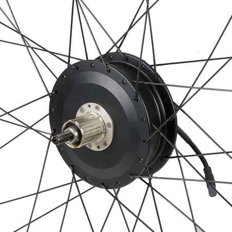 28" Rear Electric Hybrid Bike Wheel E-River 500 - 36V