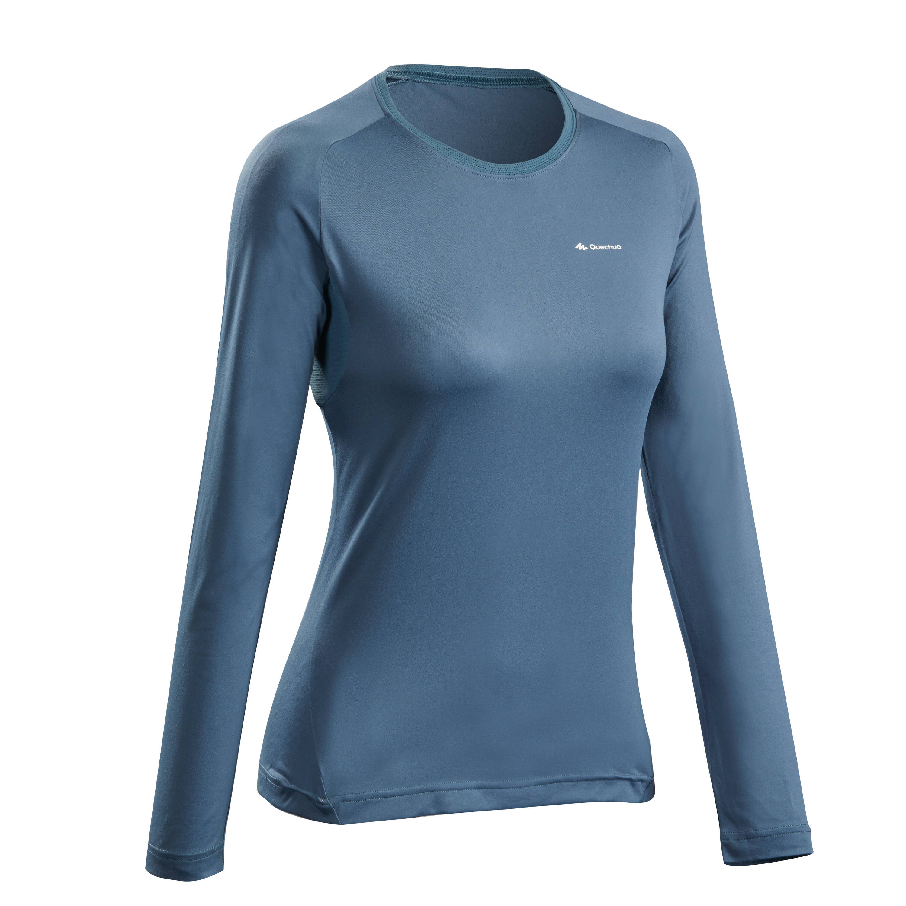 Women Full Sleeve Dry Fit Activewear T-Shirt Blue - MH550 -  1