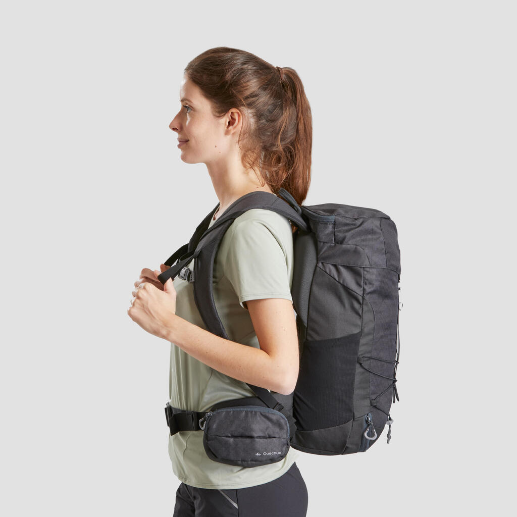 Wanderrucksack Bergwandern MH100 20 l dunkelgrau 