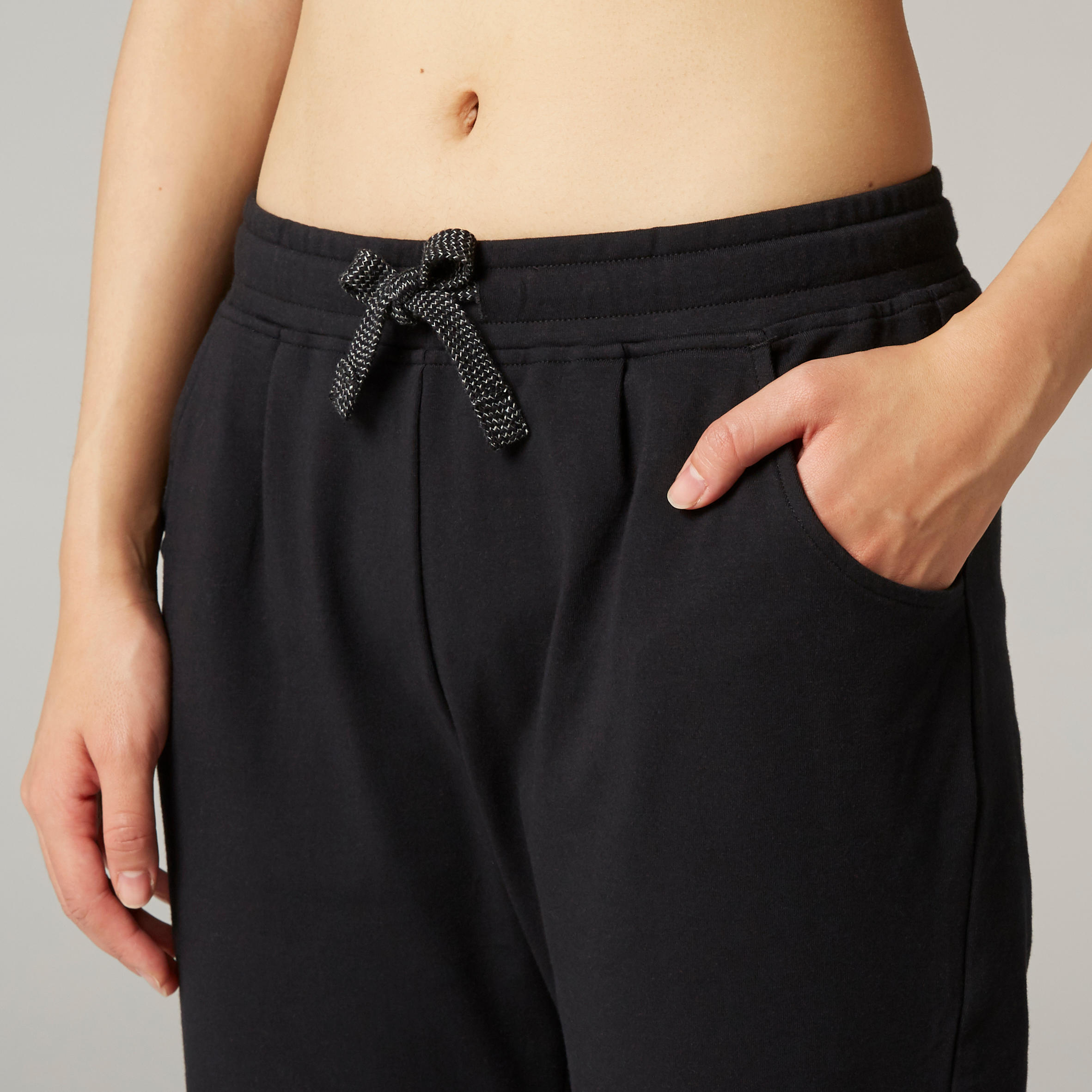 Women's Fitness Bottoms 500 - Black 