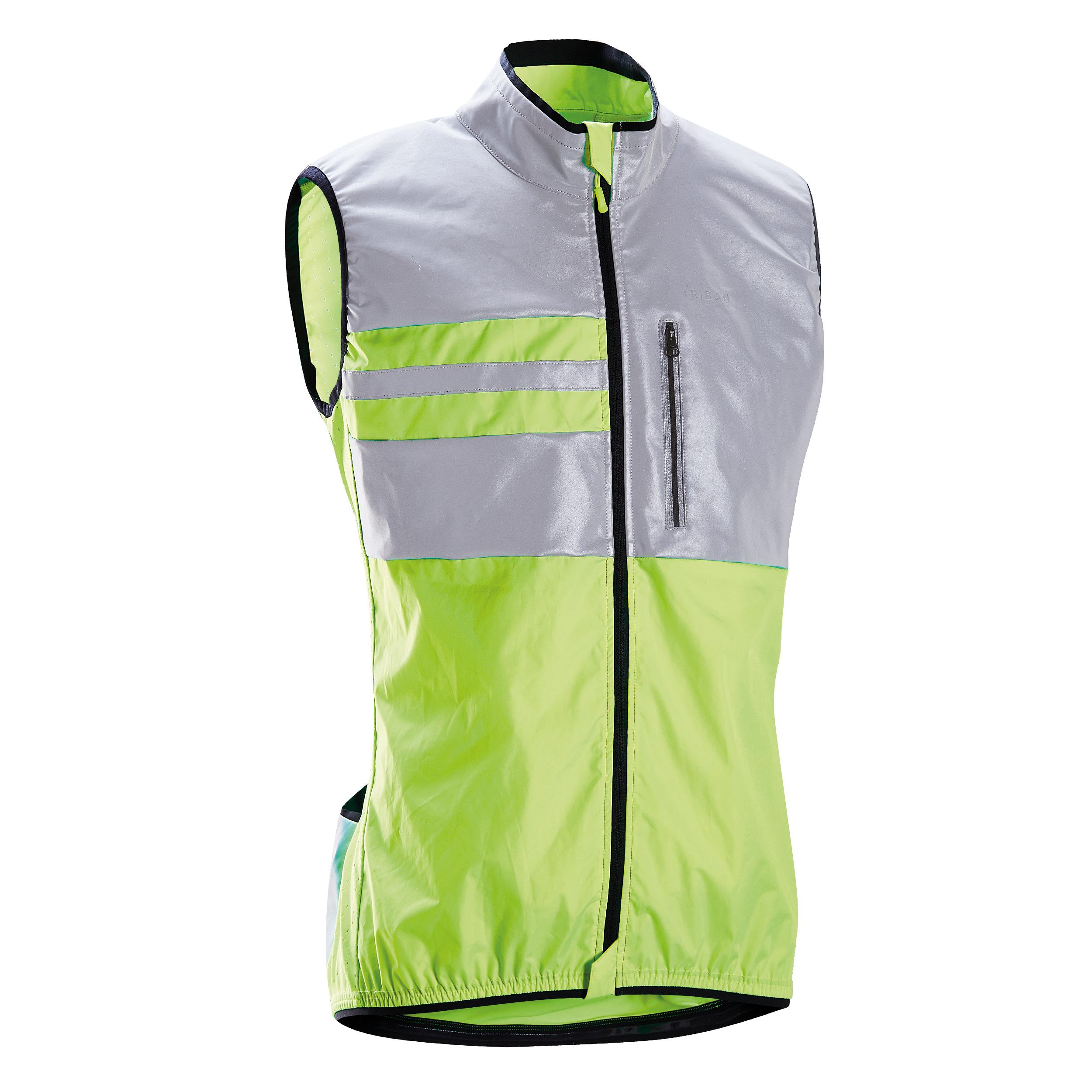 high visibility bicycle jacket