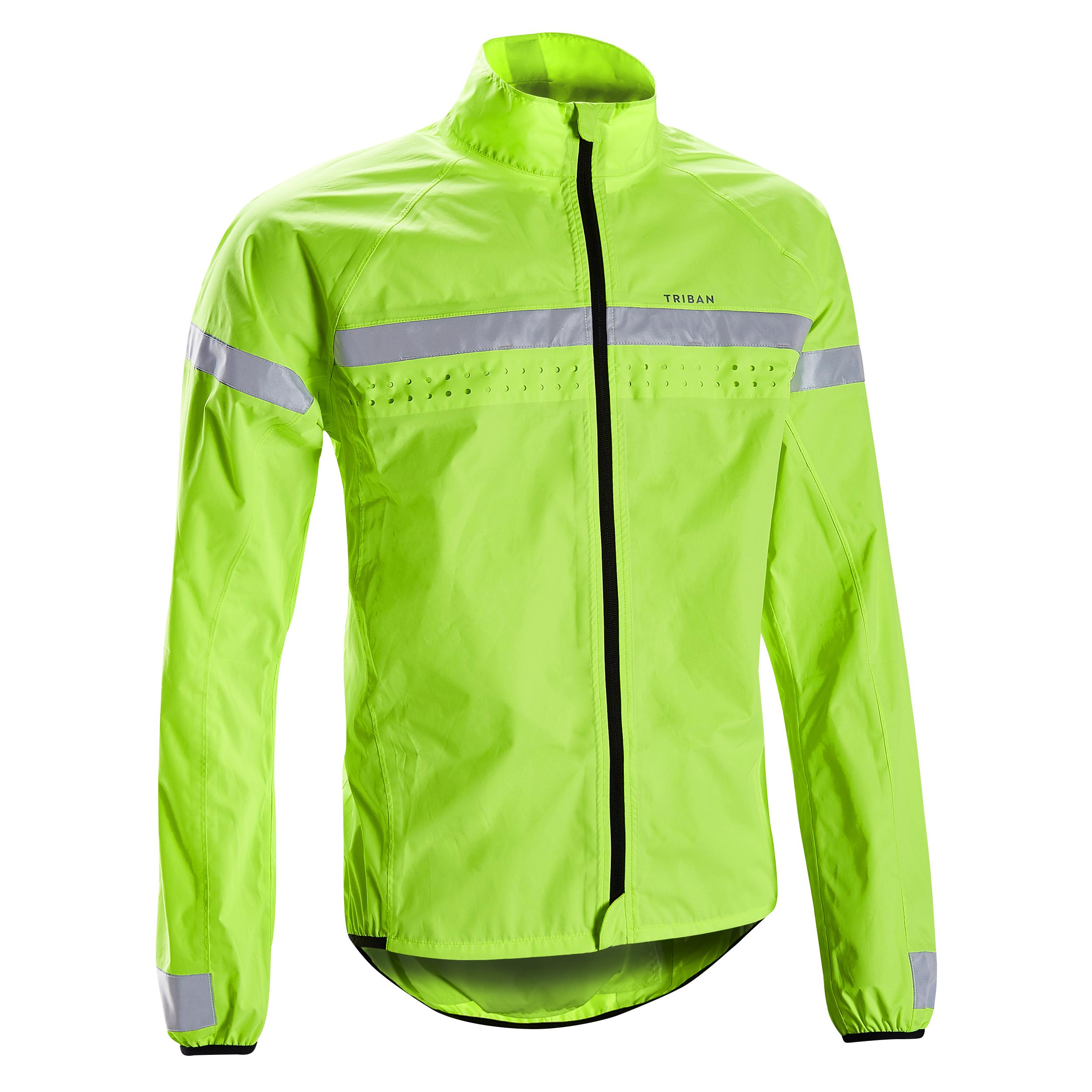 mens yellow cycling jacket