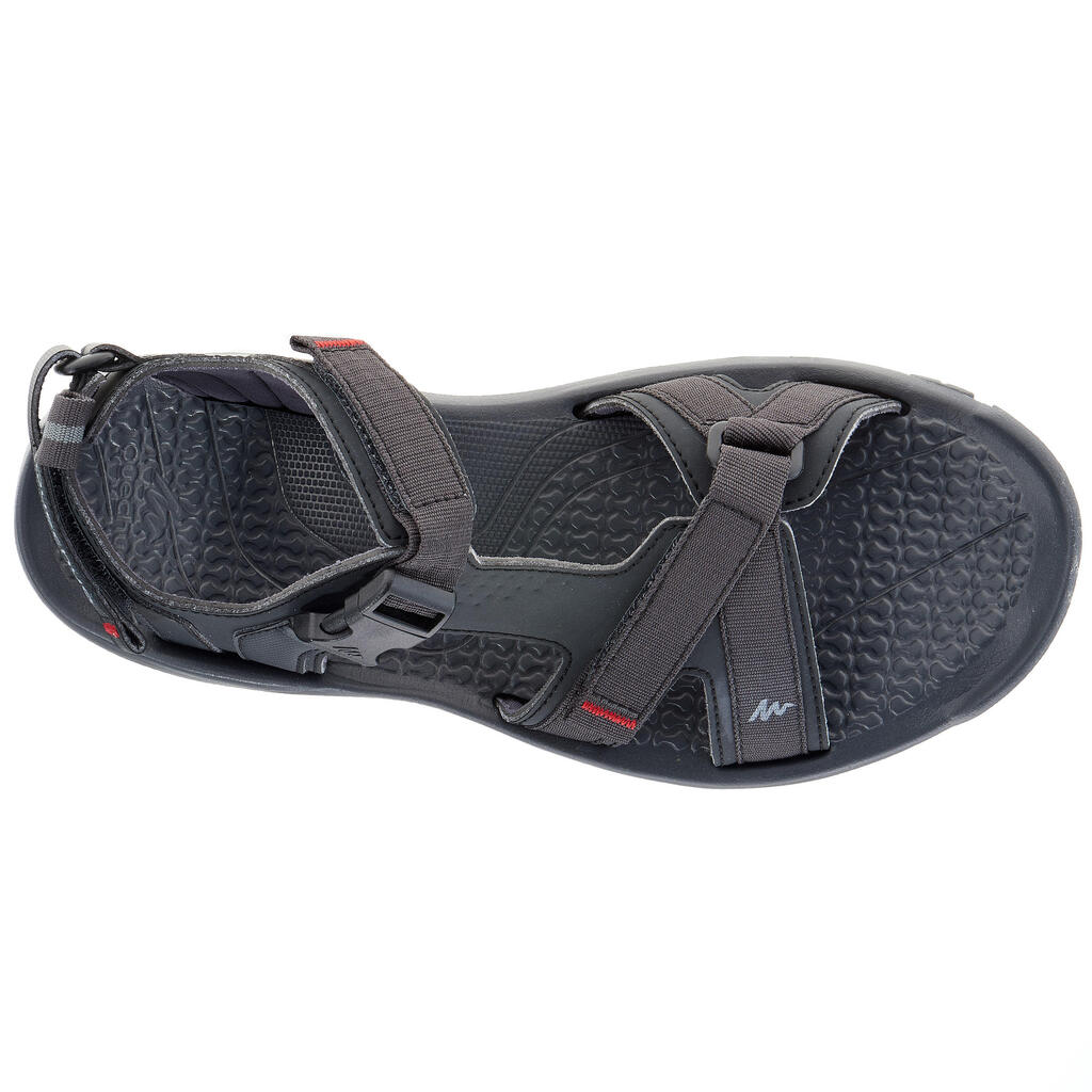 SANDALIAS SENDERISMO HOMBRE ARPENAZ120 NEGRO