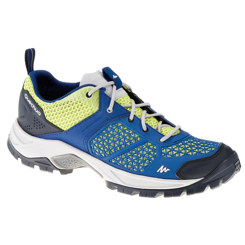 Forclaz 500 fresh women's hiking shoes - dark blue/aniseed green