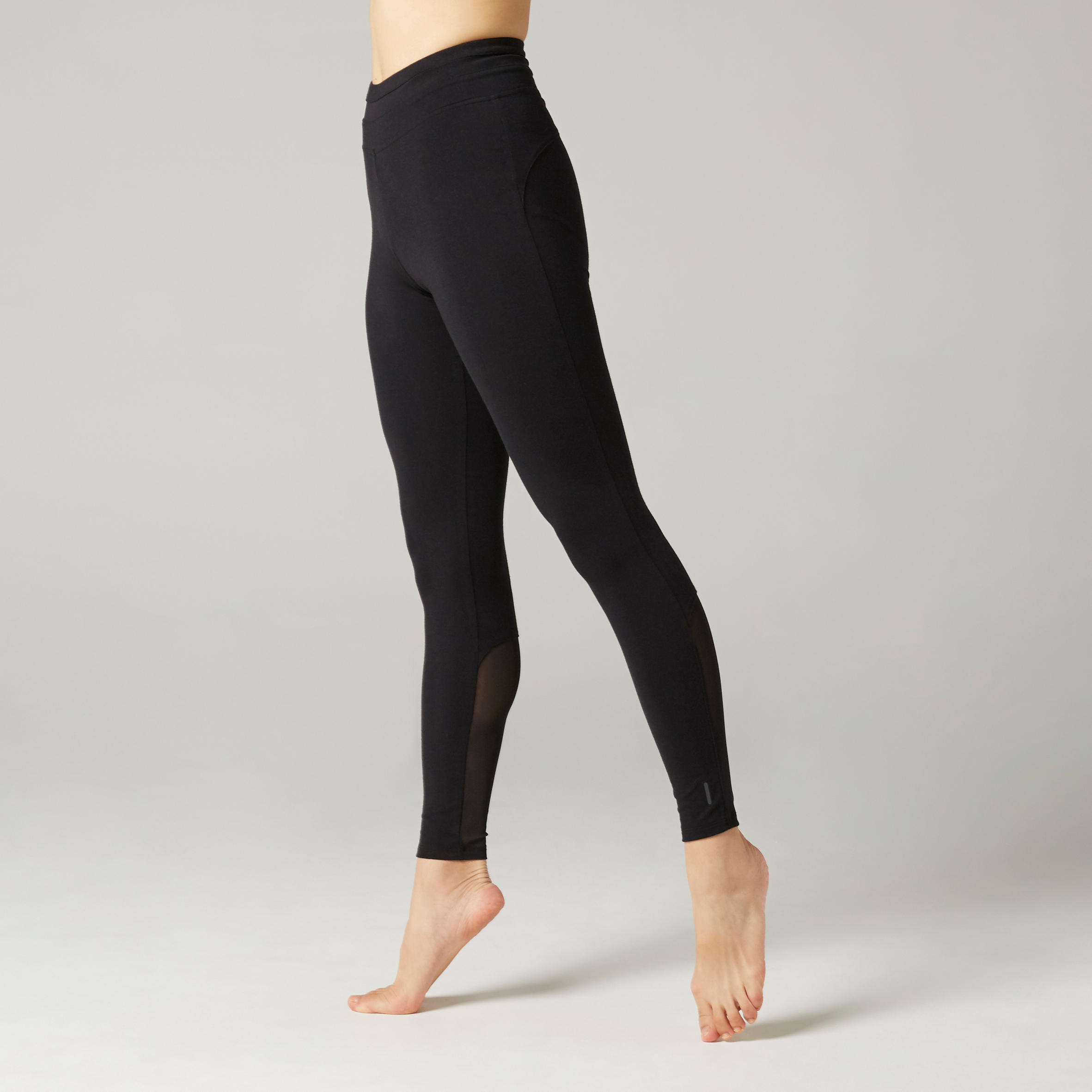 Stretchy High-Waisted Cotton Fitness 