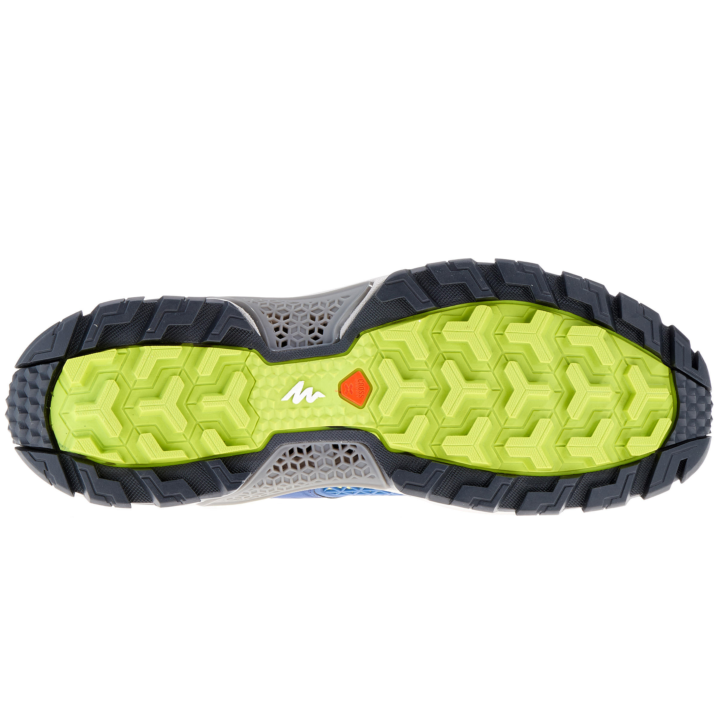 Forclaz 500 Fresh women's Hiking Shoes - Dark blue/Aniseed green 14/17