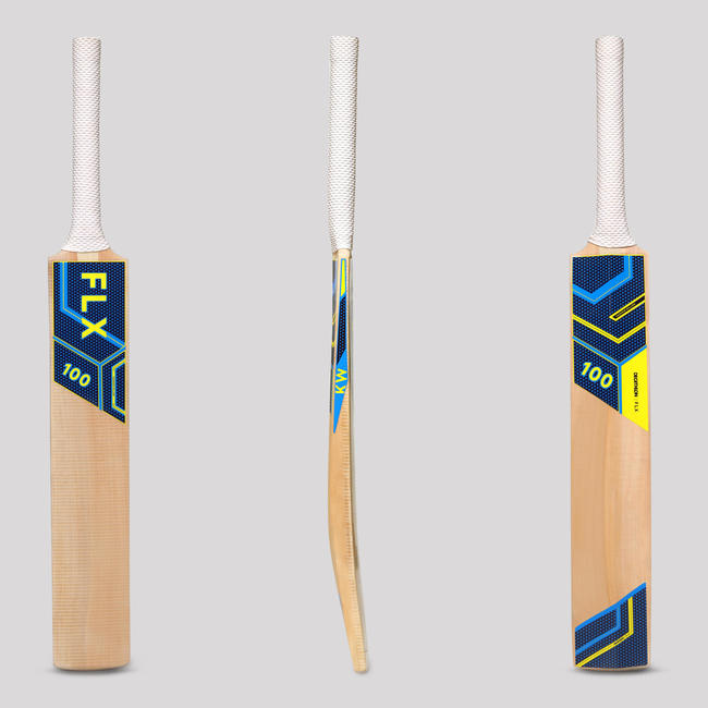 KW100 SIZES 3, 4, KASHMIR WILLOW CRICKET BAT DARK BLUE