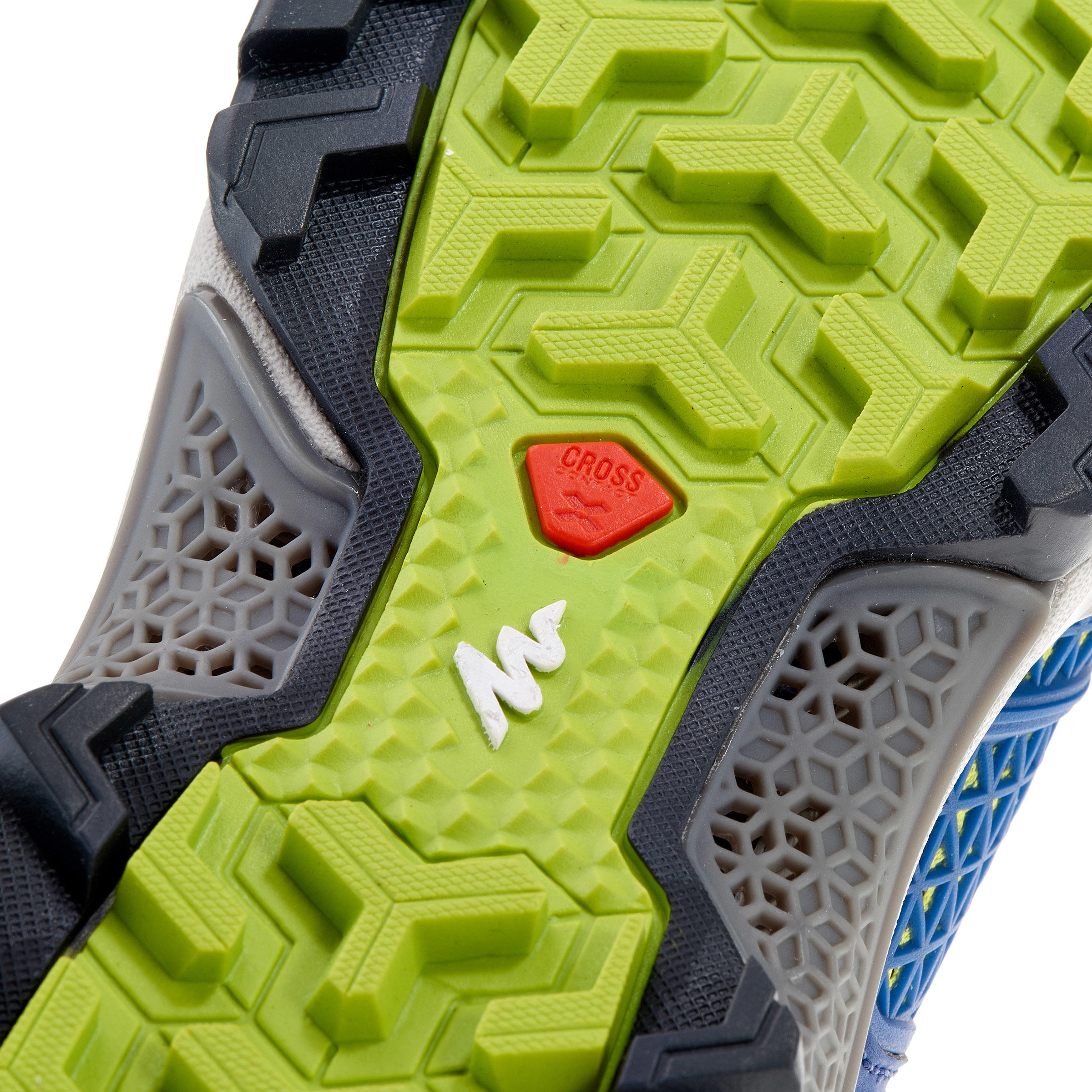 Forclaz 500 Fresh women's Hiking Shoes - Dark blue/Aniseed green 13/17