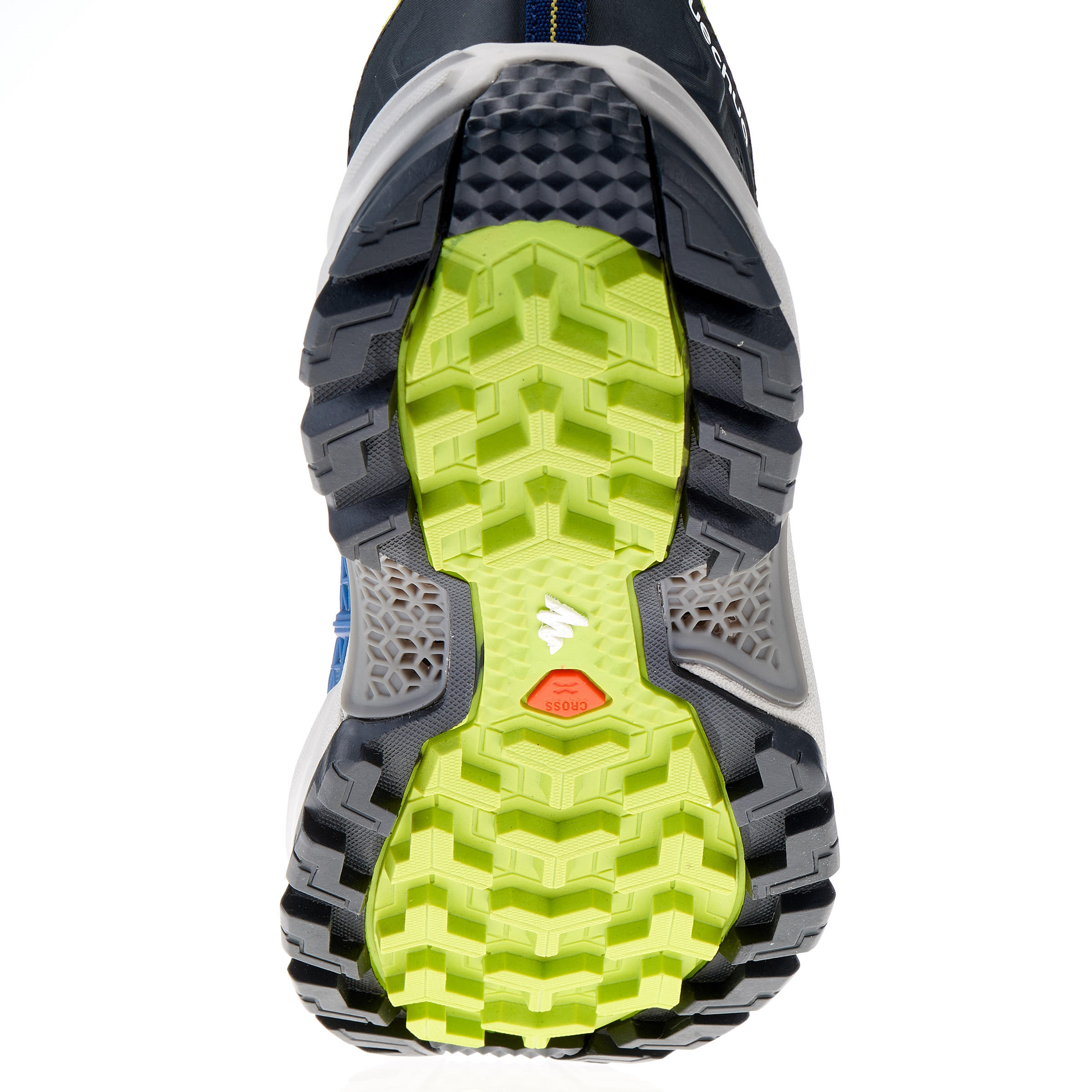 Forclaz 500 Fresh women's Hiking Shoes - Dark blue/Aniseed green 12/17